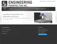 Tablet Screenshot of engineeringperspective.com